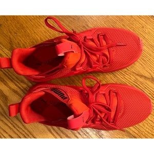 NWOT Puma Softfoam Sneakers, Red